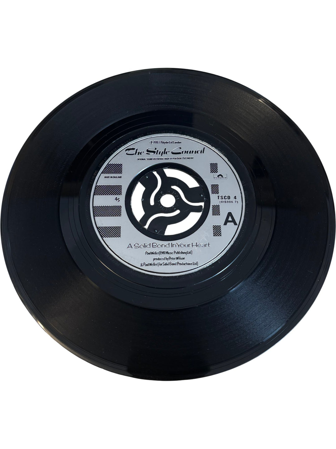 1983 The Style Council A Solid Bond In Your Heart Vinyl 7" - Think Vintage ltd