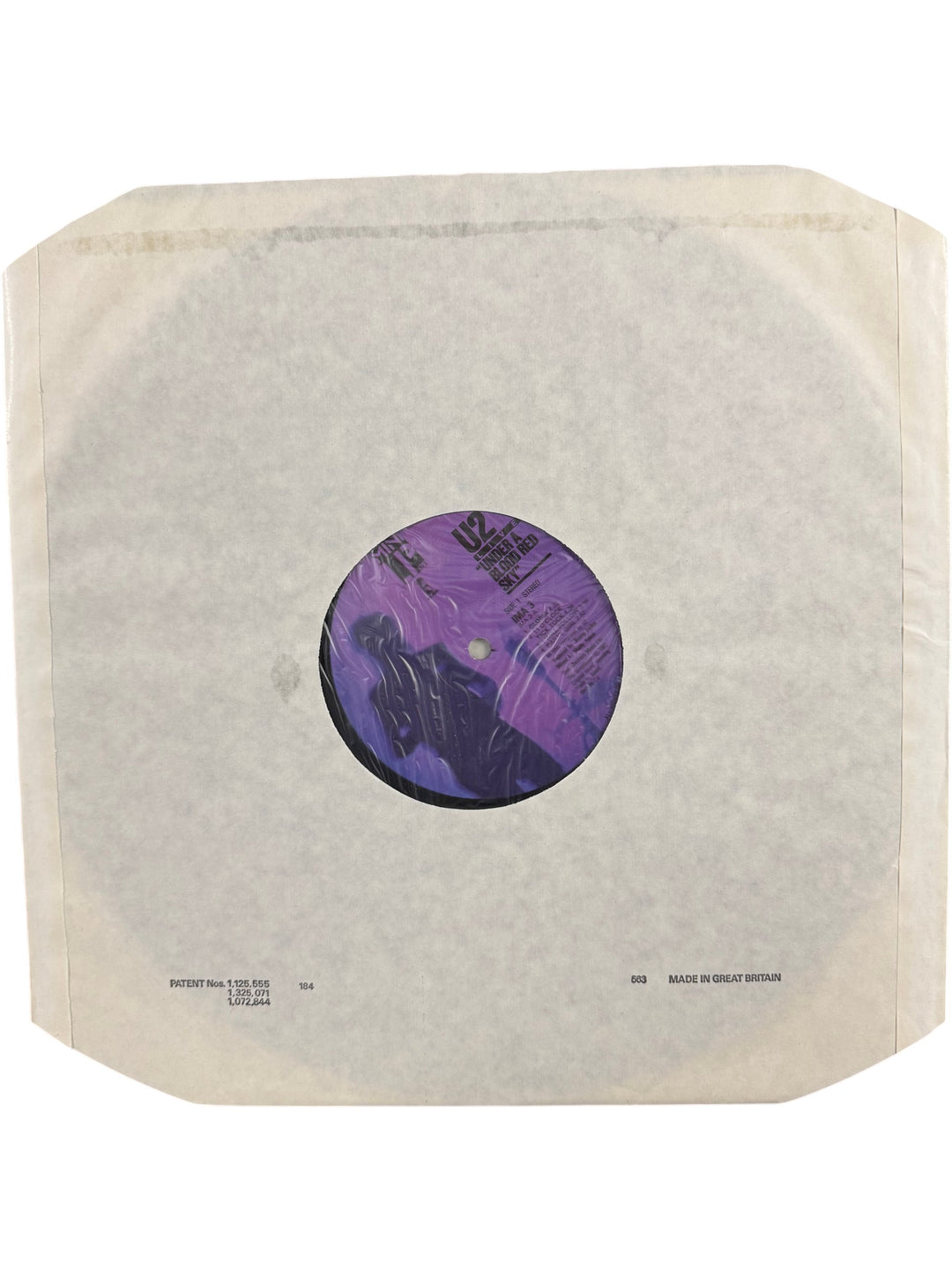 1983 U2 Under A Blood Red Sky Vinyl LP - Think Vintage