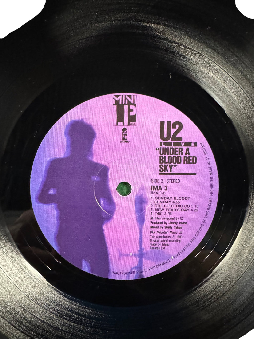 1983 U2 Under A Blood Red Sky Vinyl LP - Think Vintage