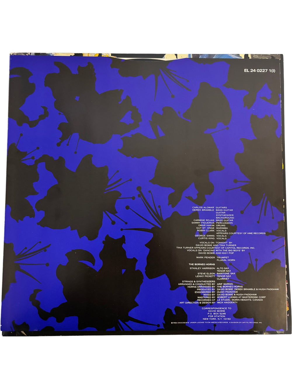 1984 David Bowie Tonight Vinyl Record - NM/Mint - Think Vintage ltd