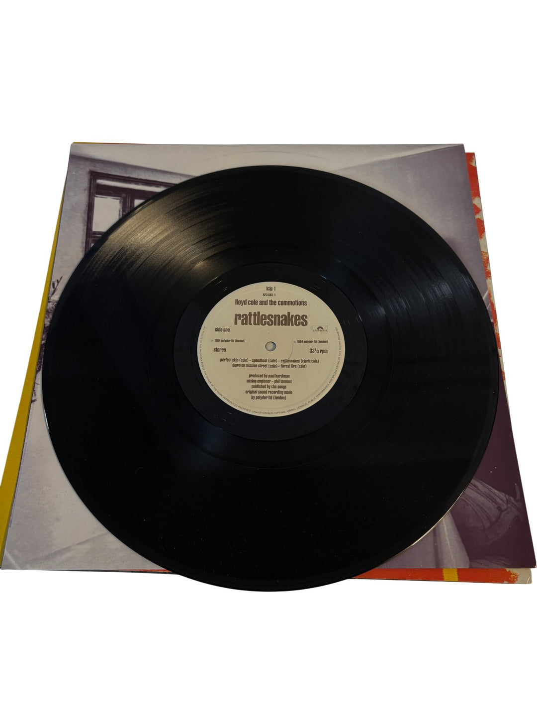 1984 Lloyd Cole and The Commotions Rattlesnakes Vinyl - NM/Mint - Think Vintage ltd