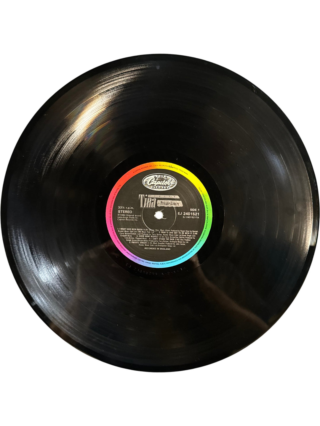 1984 Private Dancer Vinyl by Tina Turner - Think Vintage Online Ltd