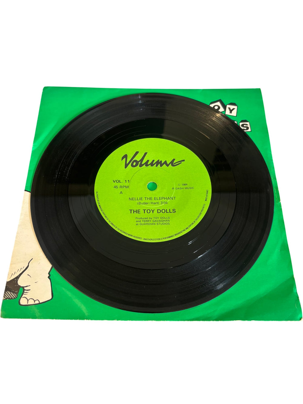 1984 Toy Dolls Vinyl Record 7" - Think Vintage ltd