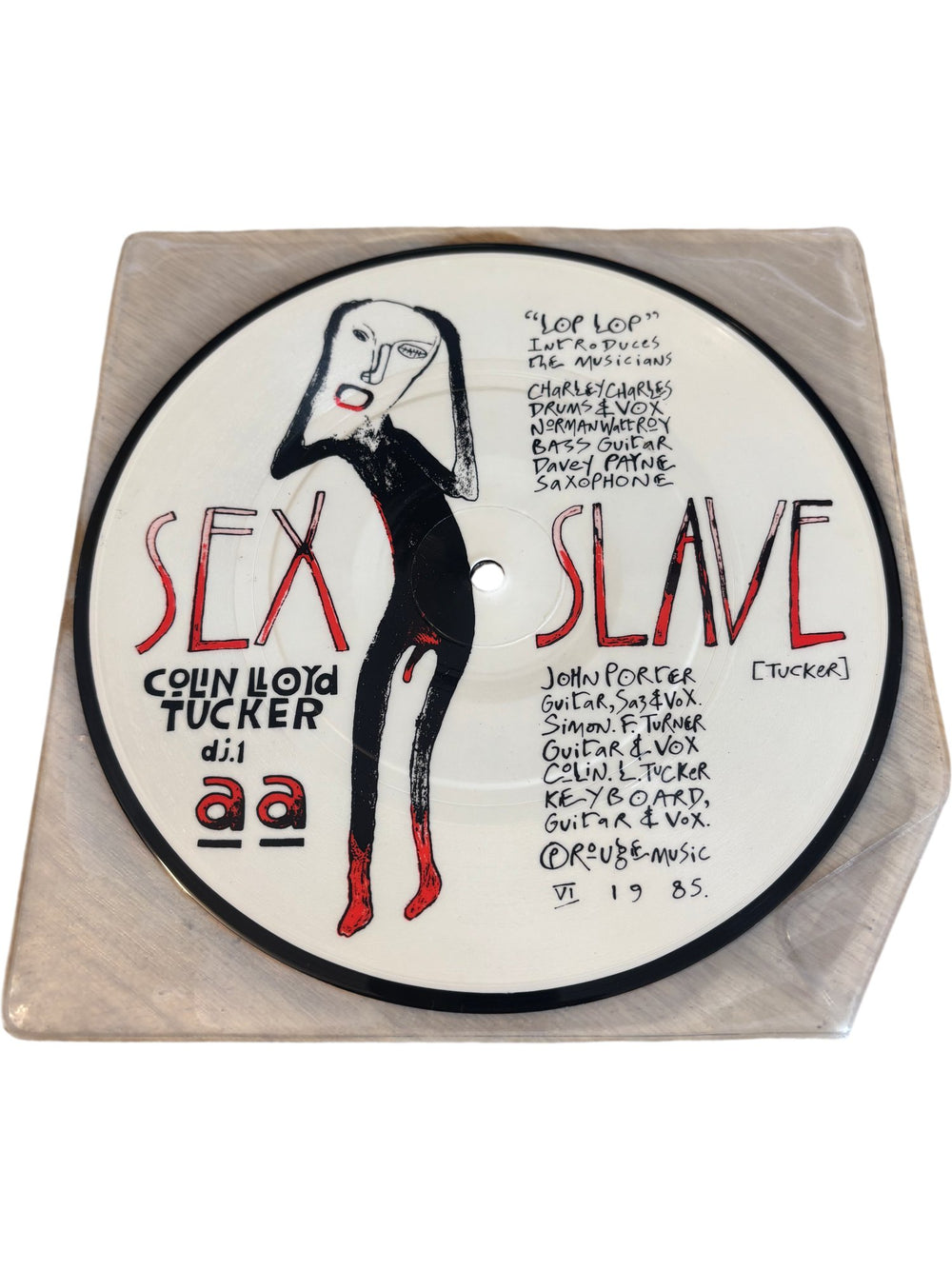 1985 Colin Lloyd Tucker Picture Disc Vinyl 7" - Think Vintage ltd