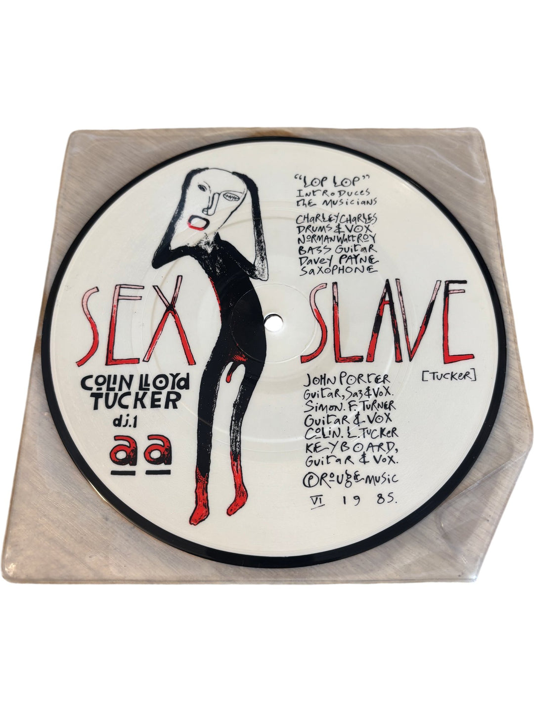 1985 Colin Lloyd Tucker Picture Disc Vinyl 7" - Think Vintage ltd