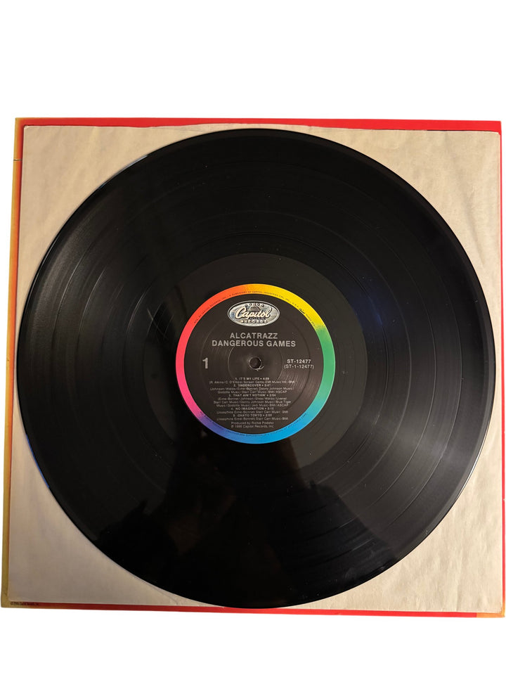 1986 Alcatrazz Dangerous Games Vinyl Album - Good - Think Vintage ltd