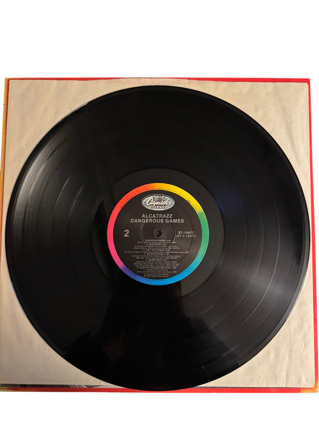1986 Alcatrazz Dangerous Games Vinyl Album - Good - Think Vintage ltd