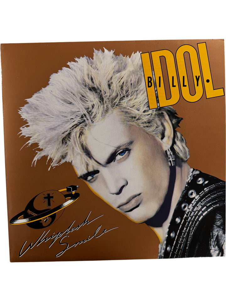1986 Billy Idol Whiplash Smile Vinyl Record - Think Vintage
