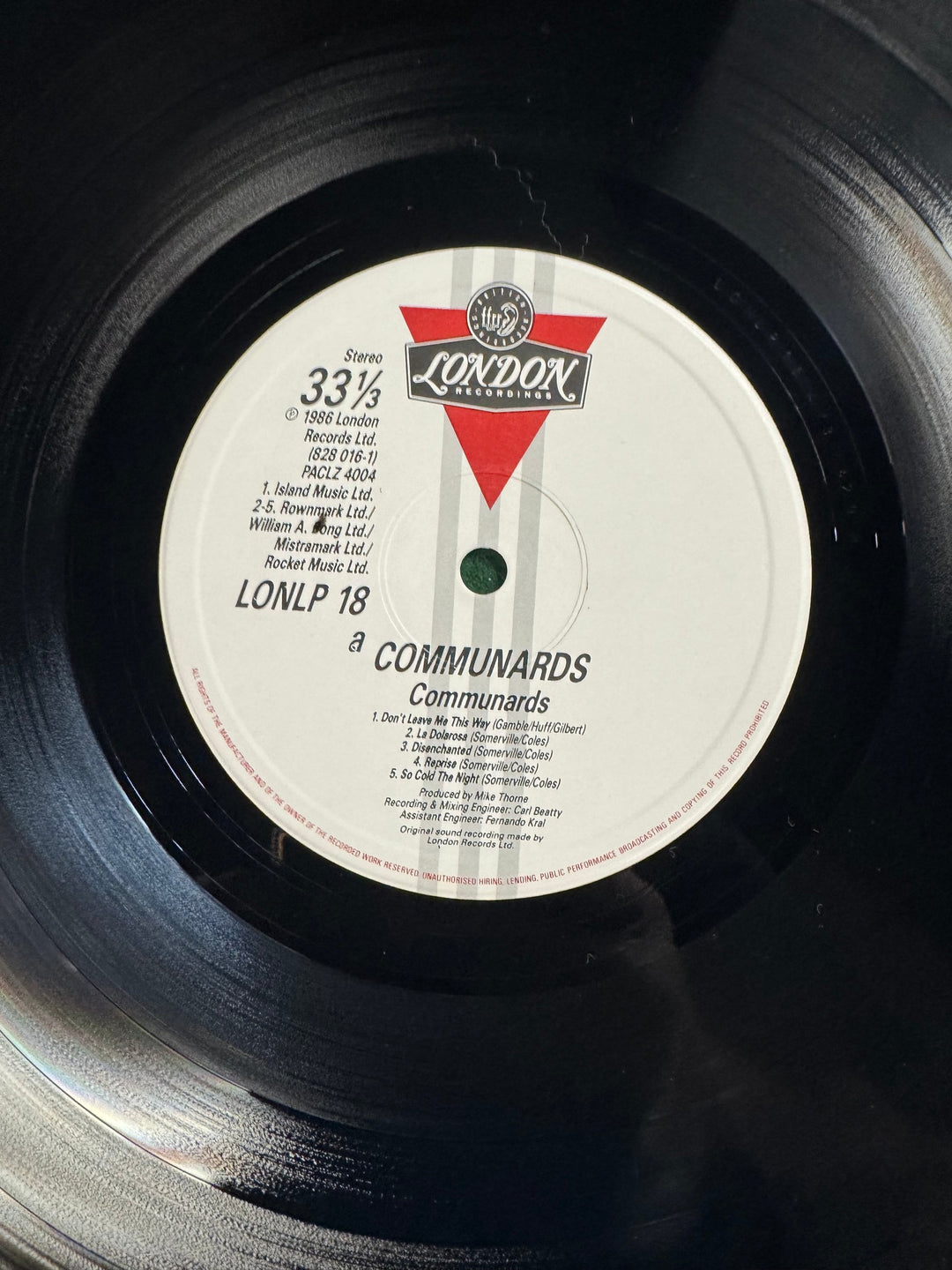 1986 Communards Vinyl LP - Think Vintage Online Ltd