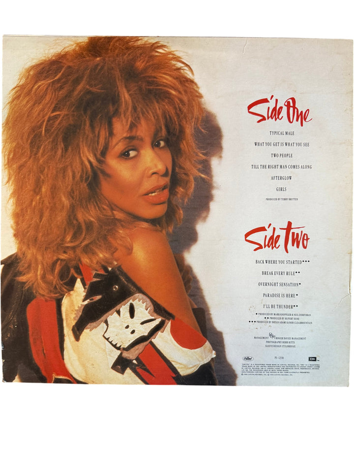 1986 Tina Turner Break Every Rule Vinyl