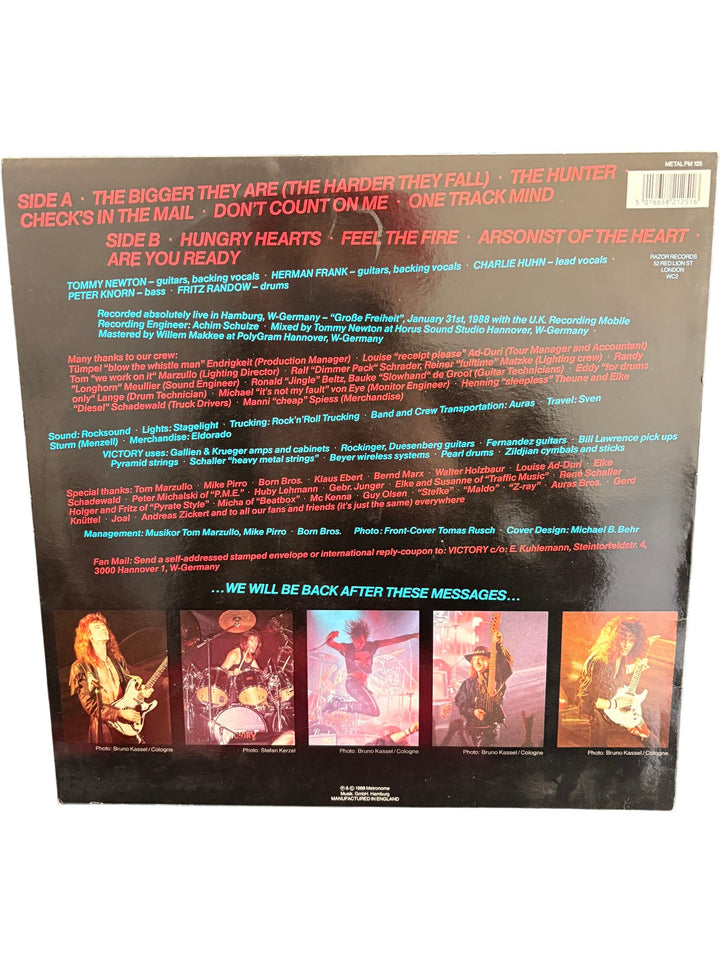 1988 Victory That's Live Vinyl Album - Good - Think Vintage ltd