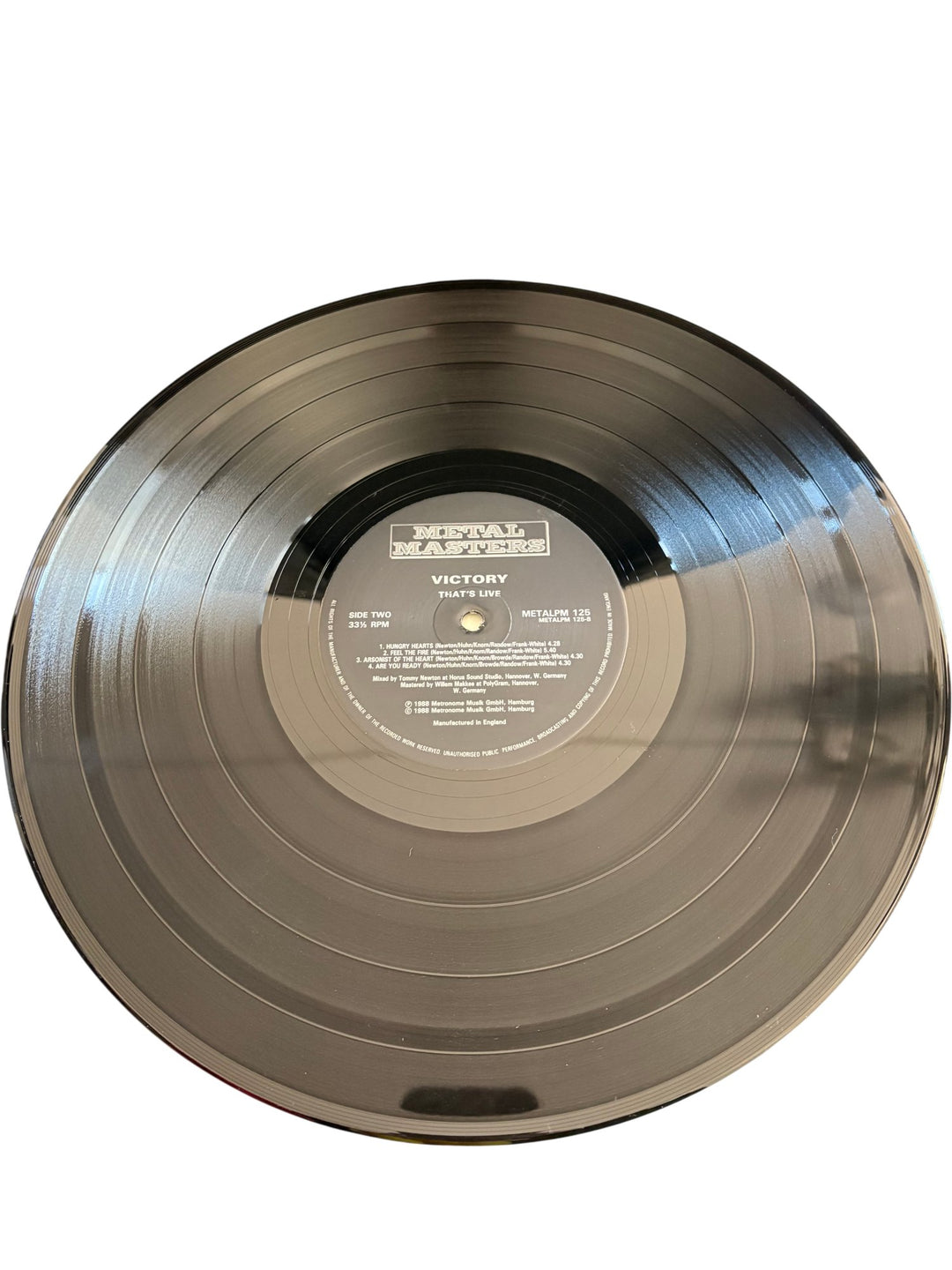 1988 Victory That's Live Vinyl Album - Good - Think Vintage ltd