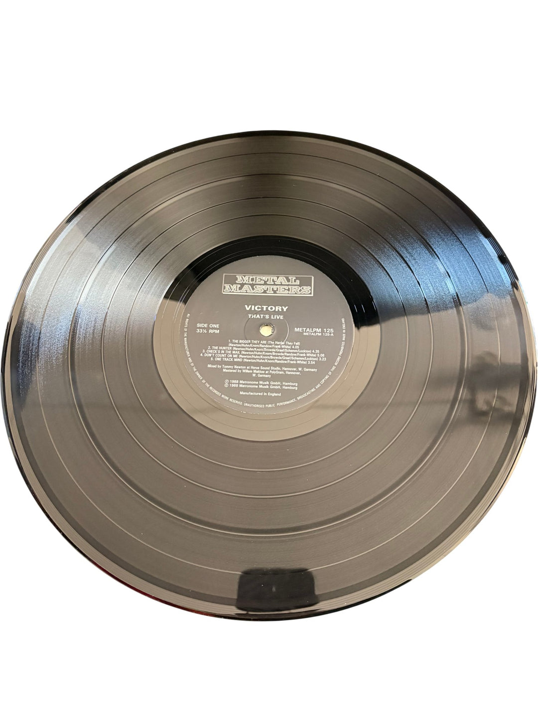 1988 Victory That's Live Vinyl Album - Good - Think Vintage ltd