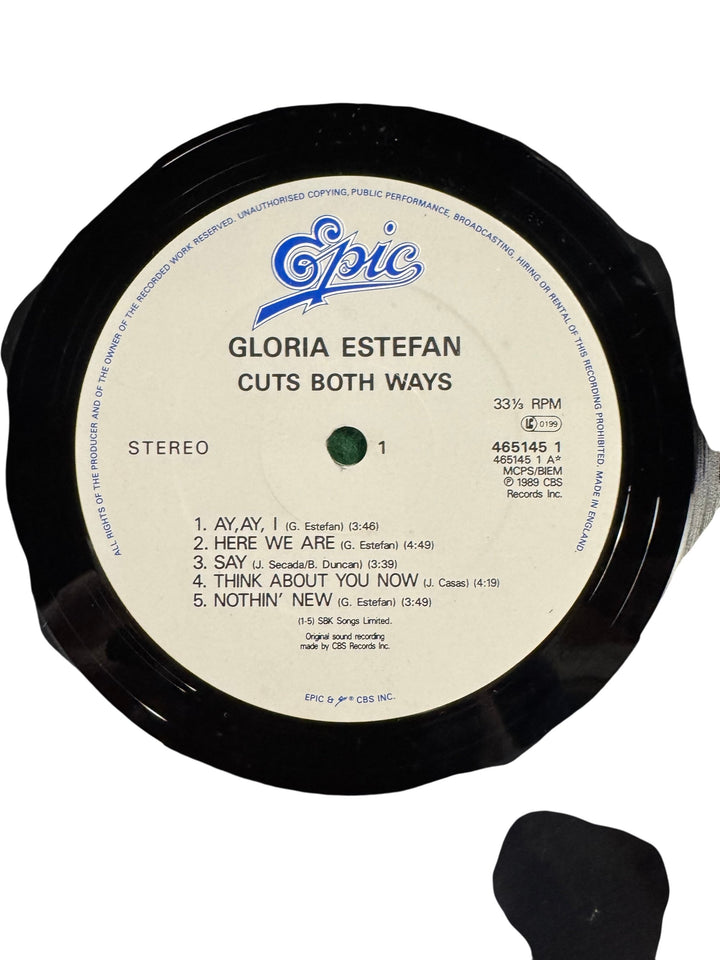1989 Gloria Estefan Cuts Both Ways Vinyl Record - Think Vintage