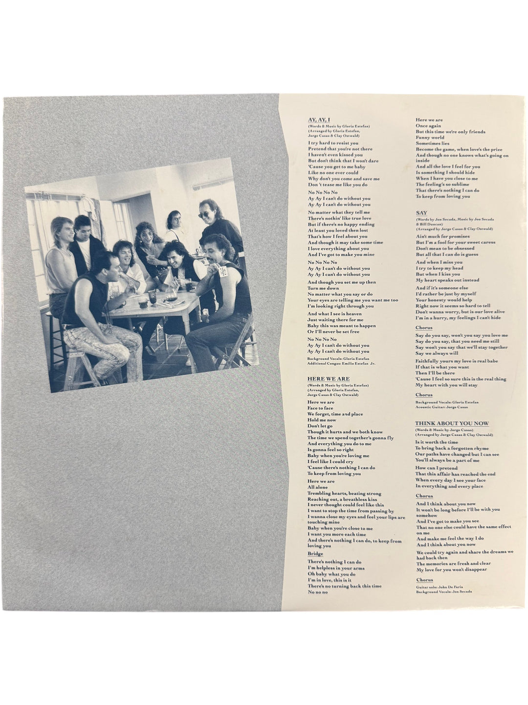 1989 Gloria Estefan Cuts Both Ways Vinyl Record - Think Vintage Online Ltd