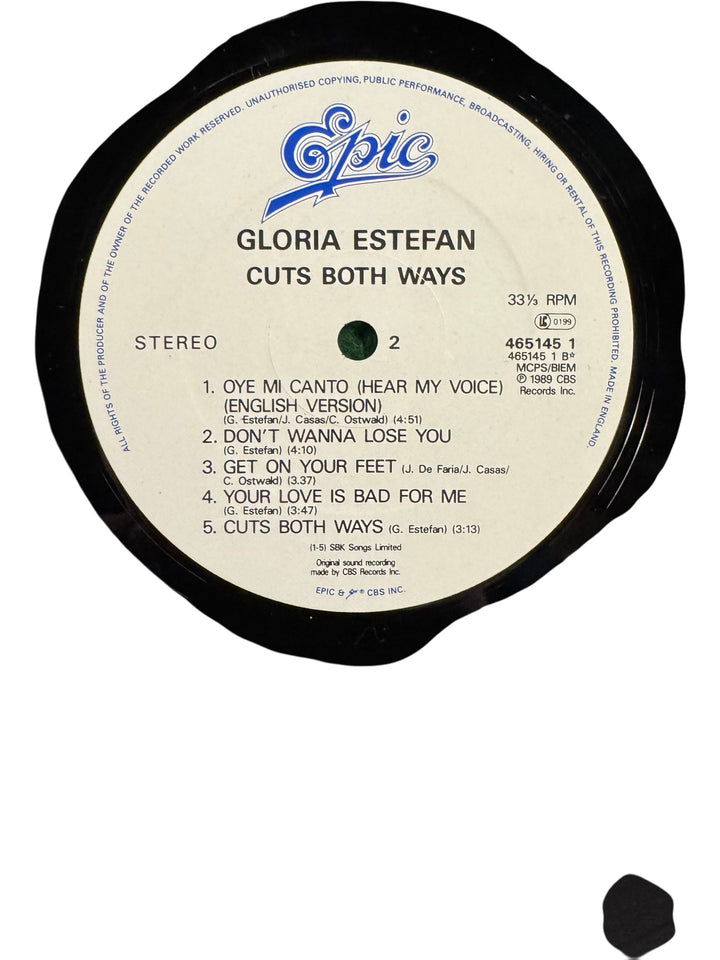 1989 Gloria Estefan Cuts Both Ways Vinyl Record - Think Vintage Online Ltd