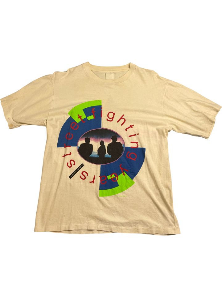 1989 Street Fighting Years Tour T-Shirt - XL - Think Vintage