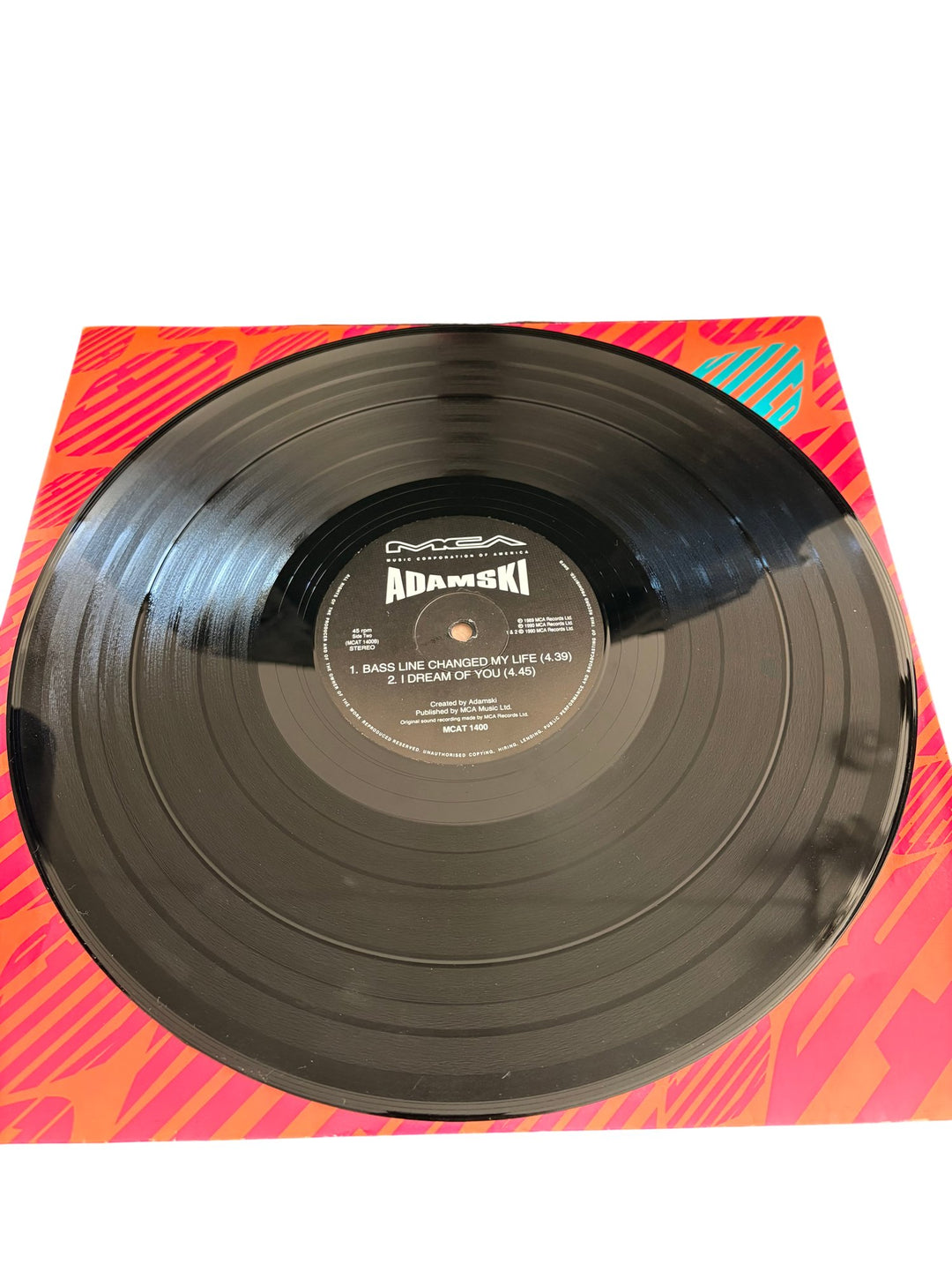 1990 Adamski Killer Vinyl Record - Good - Think Vintage ltd