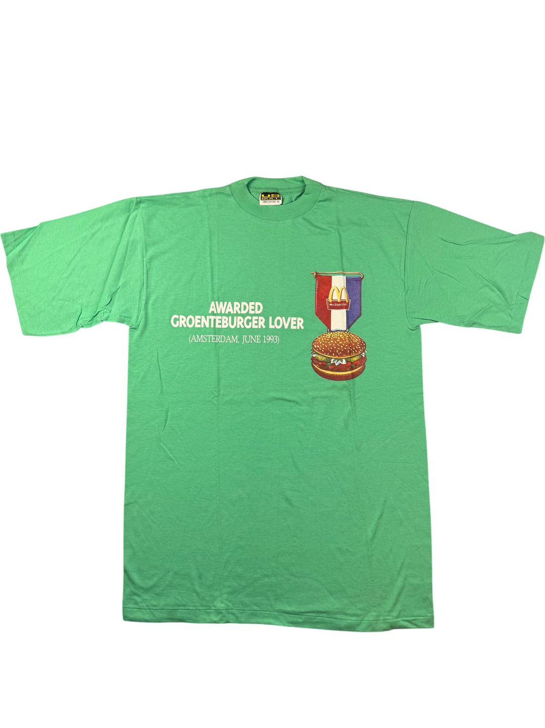 1990s US Bull Green Graphic T-Shirt - L - Think Vintage ltd