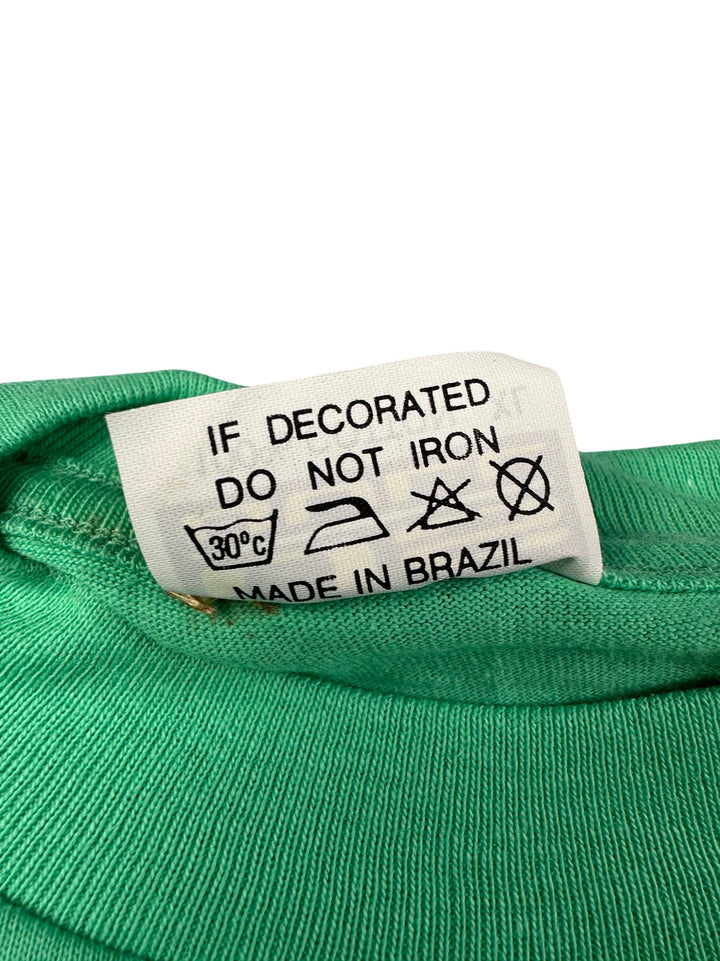 1990s US Bull Green Graphic T-Shirt - L - Think Vintage ltd