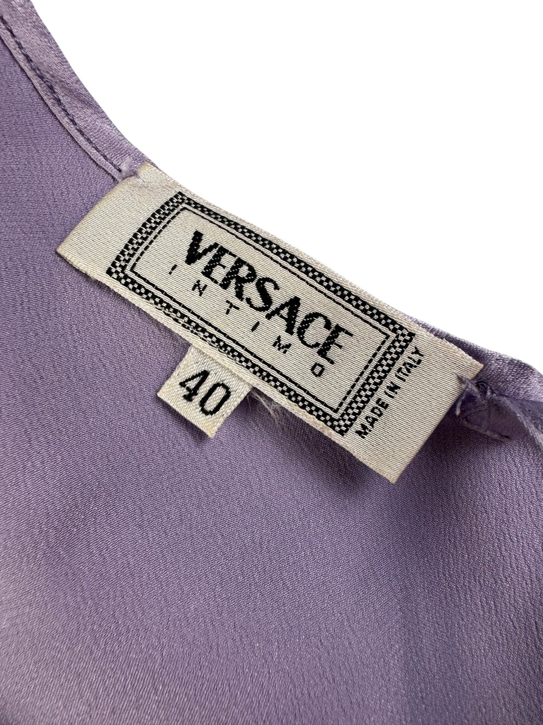 1990s Versace Intimo Pink Slip Dress- M - Think Vintage ltd