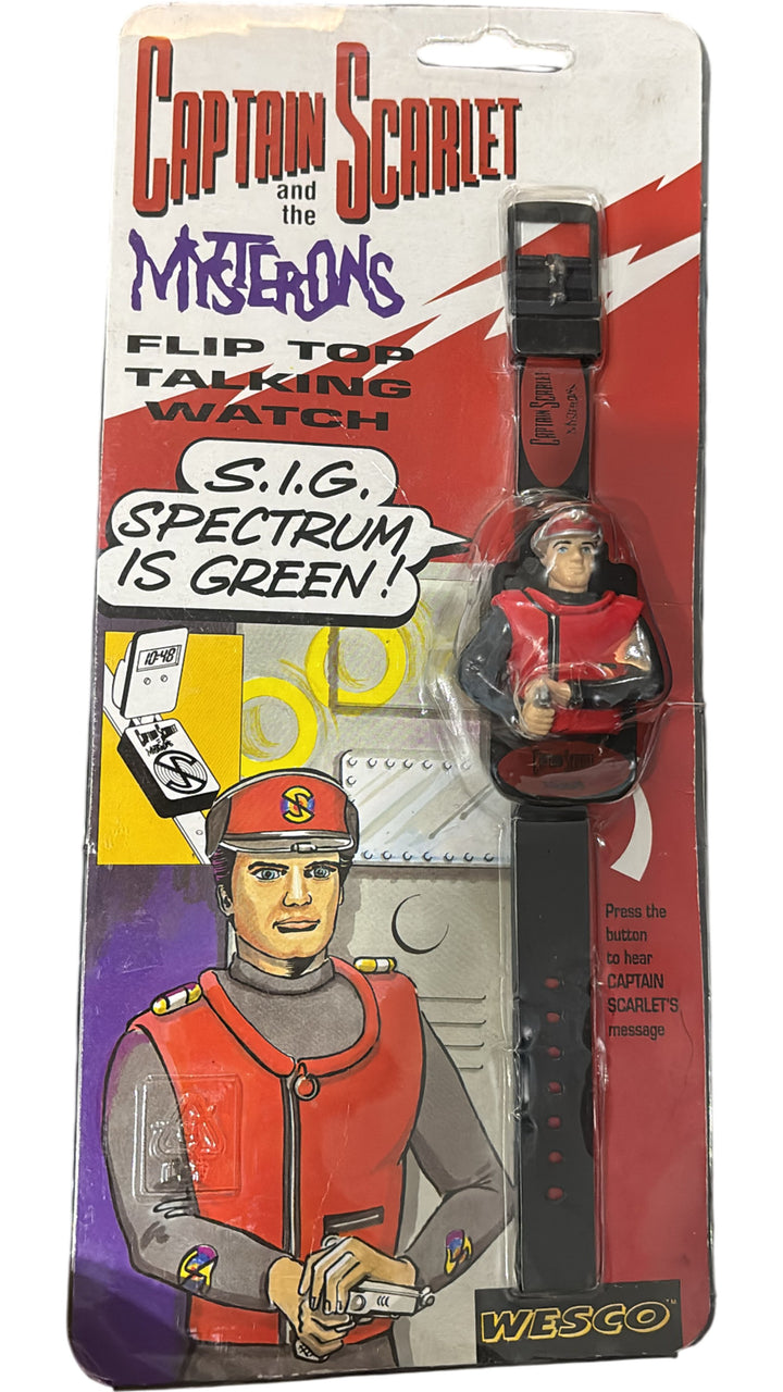1993 Captain Scarlet Talking Watch By Wesco