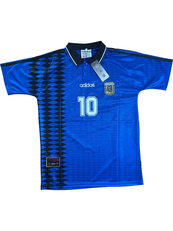 1994 Argentina Football Shirt 'Maradona 10' - M - Think Vintage ltd
