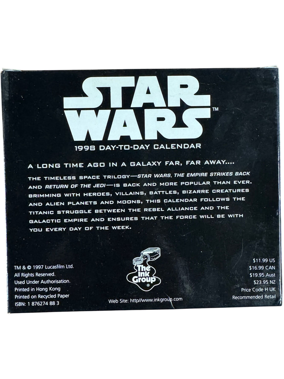 1998 Star Wars Day-to-Day Calendar