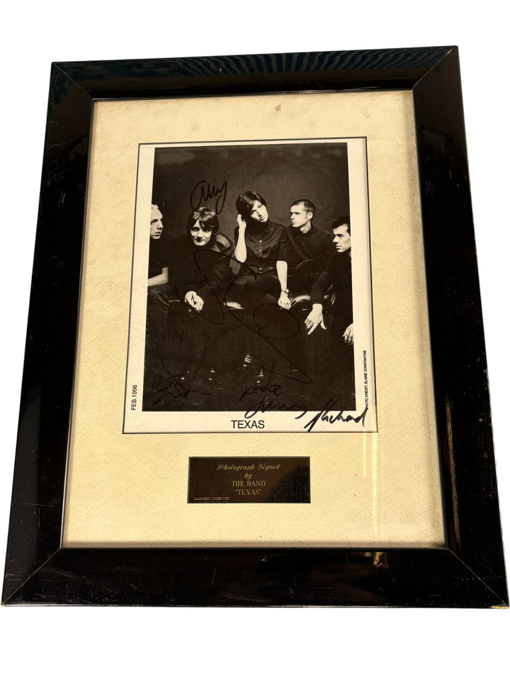 1998 Texas Band Signed Photograph - Think Vintage Online Ltd