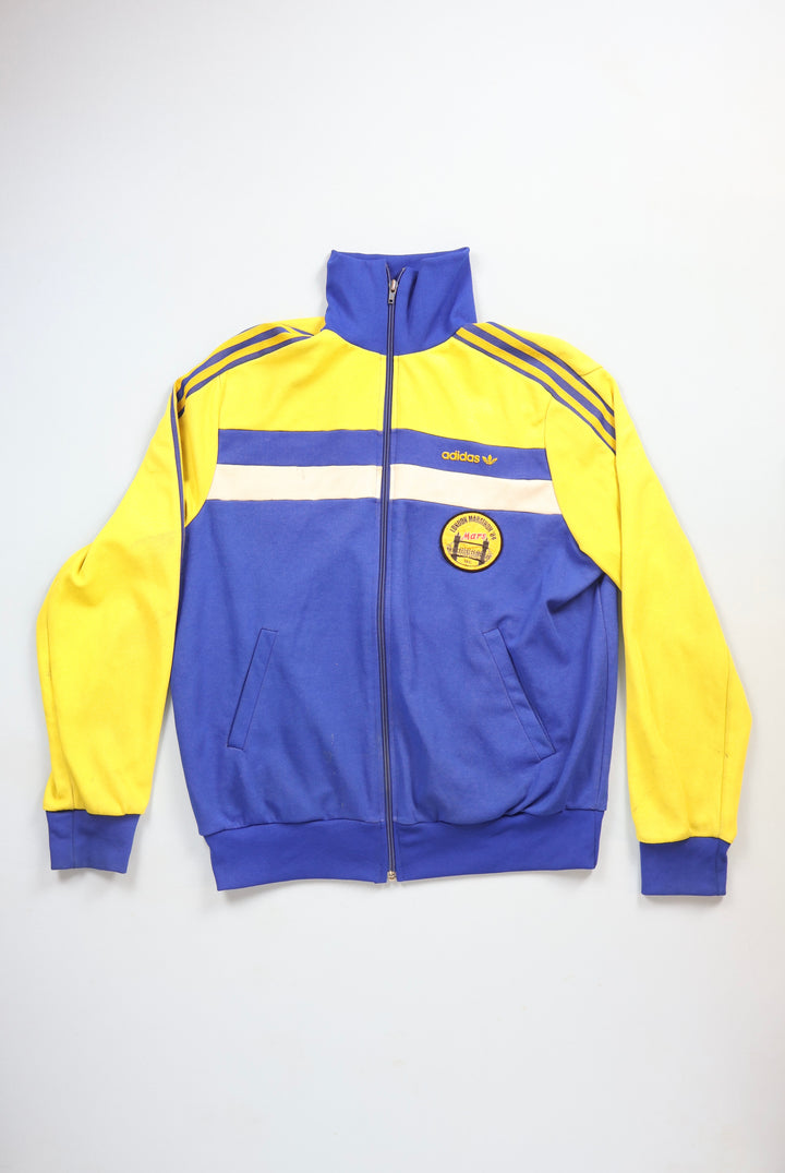 1980s Adidas Track Jacket with 84' London Marathon Badge