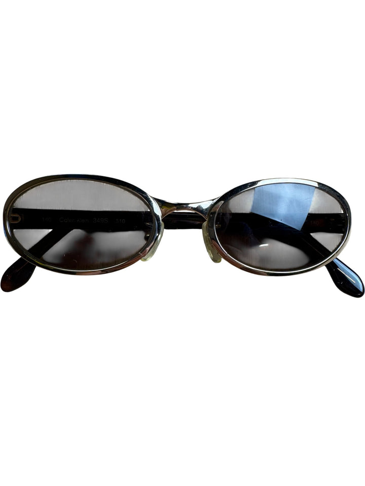 Calvin Klein Oval Brown Sunglasses