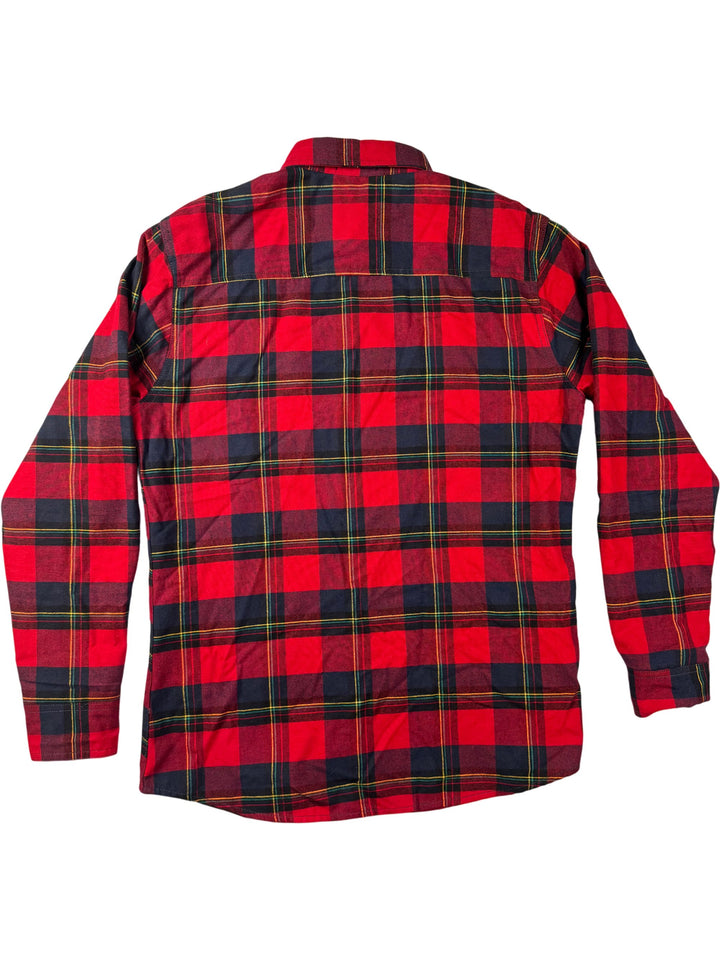 Drift King Red Checkered Long Sleeved Shirt - M