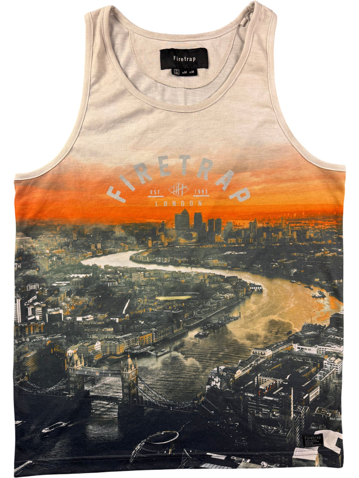 Firetrap Graphic Tank Top - M
