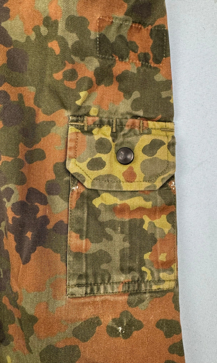 Camouflage Military Jacket - S - Think Vintage