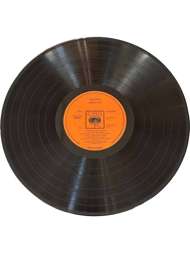 Bob Dylan Greatest Hits LP Record