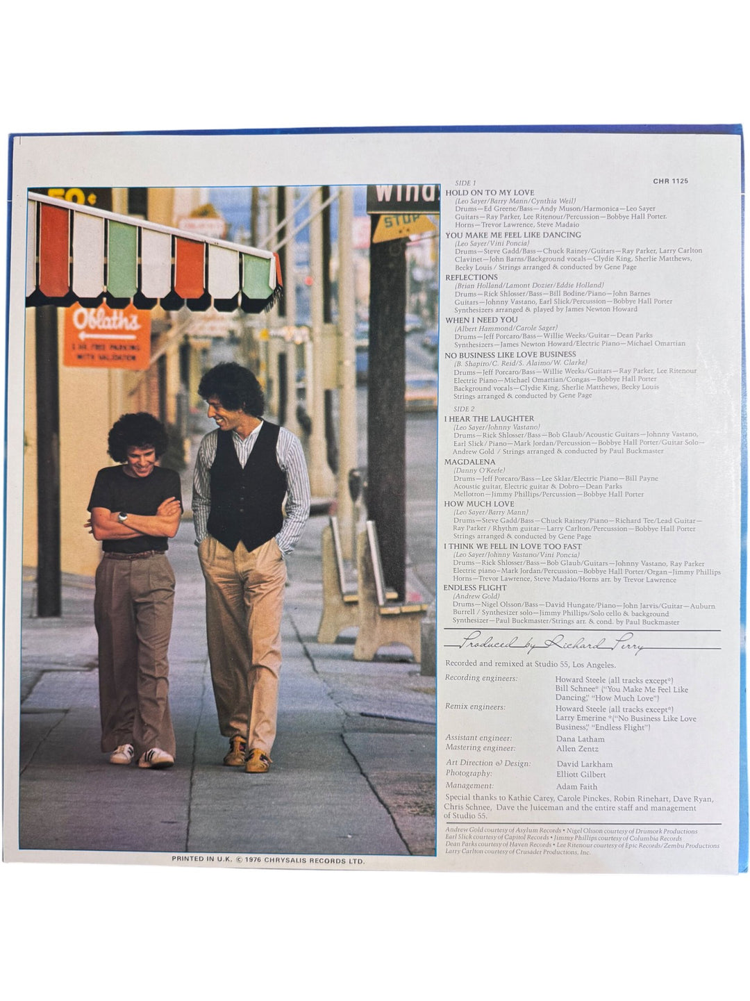 Leo Sayer Endless Flight Vinyl - Very Good