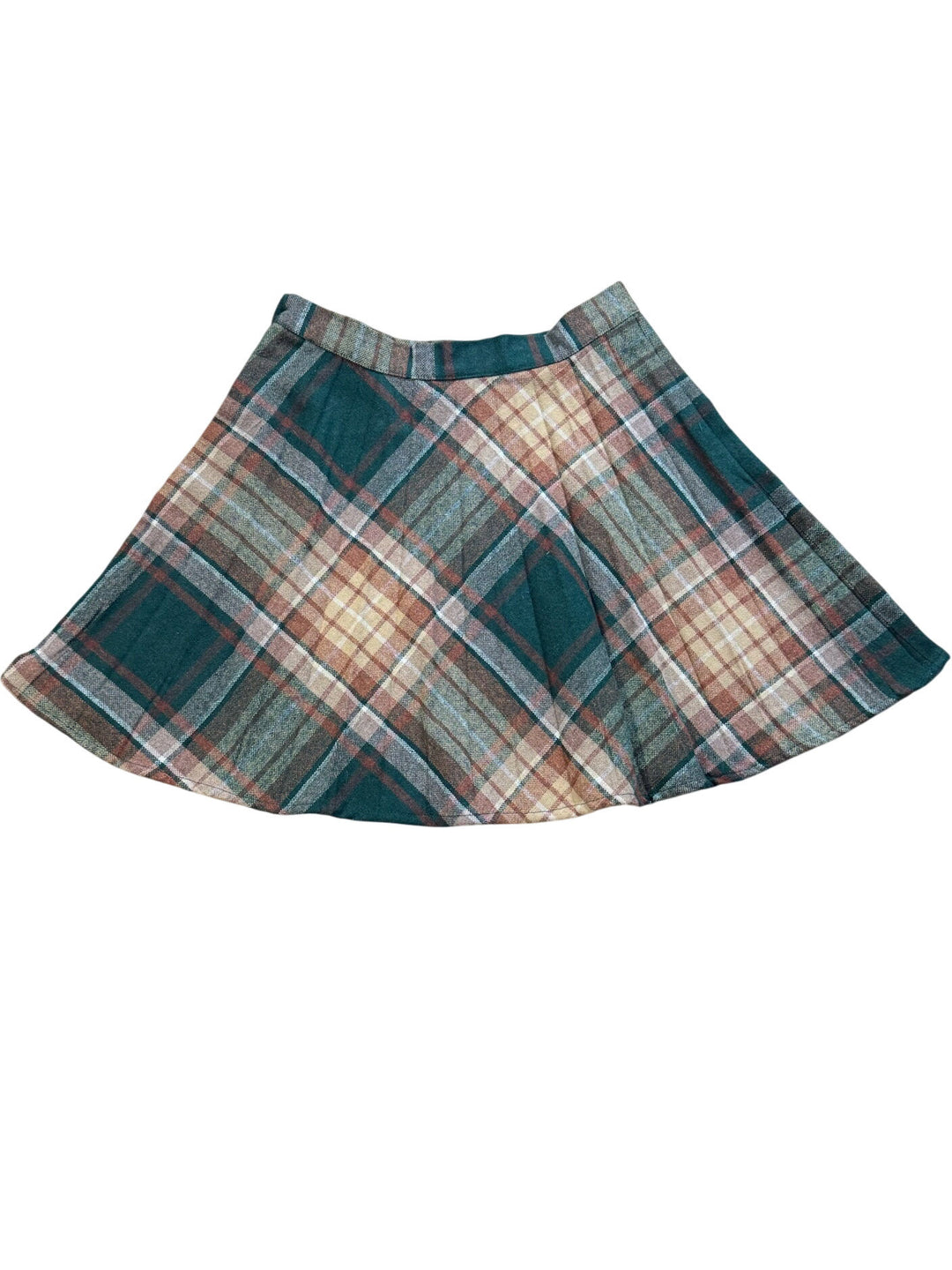Plaid Circle Skirt