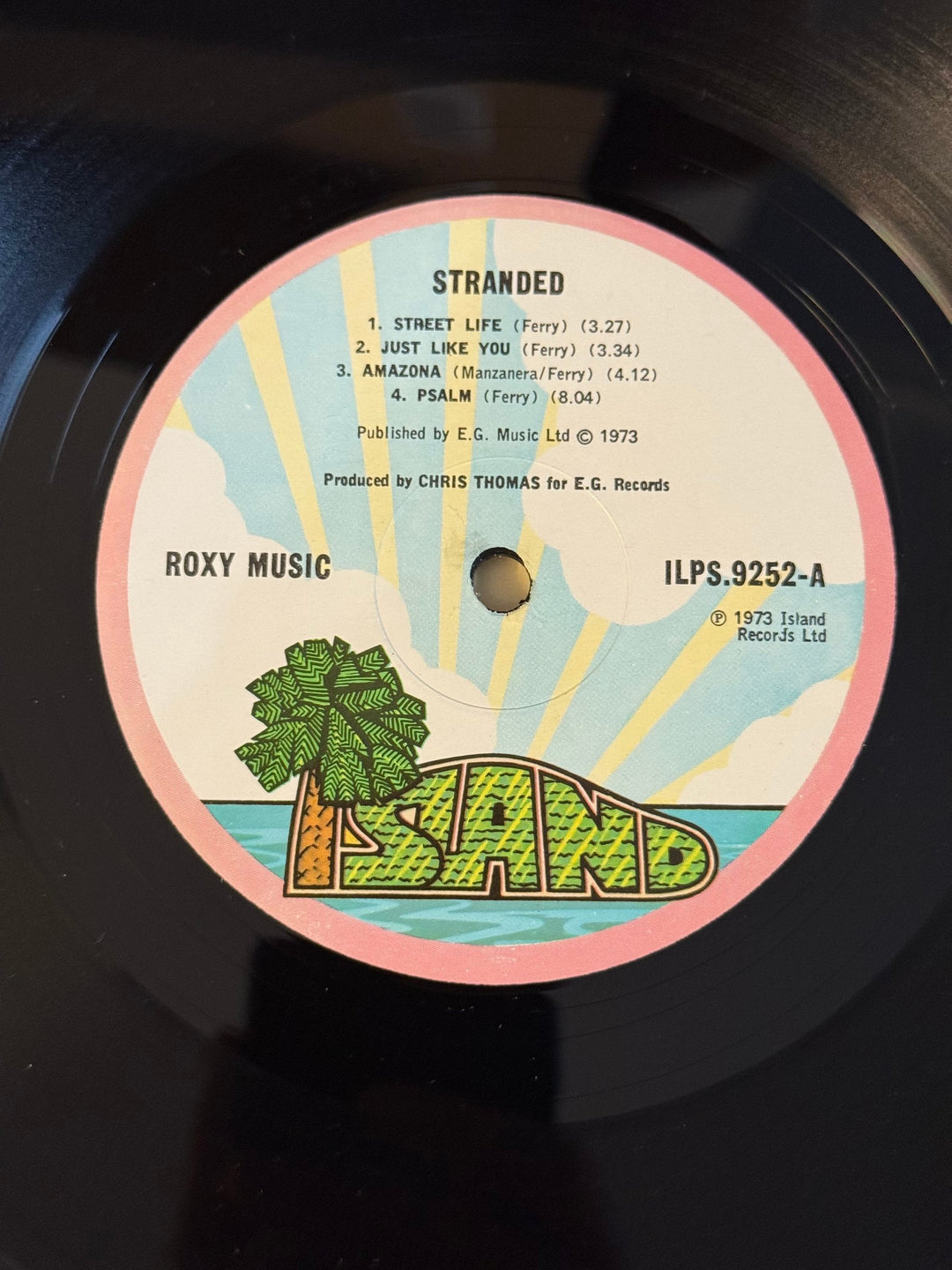 Roxy Music Stranded Vinyl LP