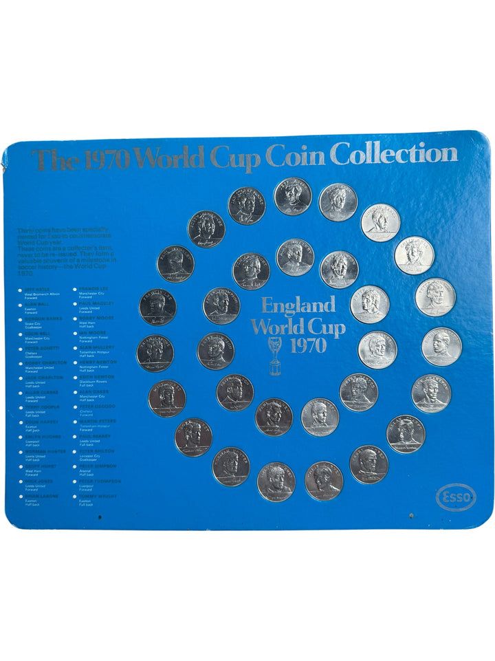 1970 World Cup Coin Collection England