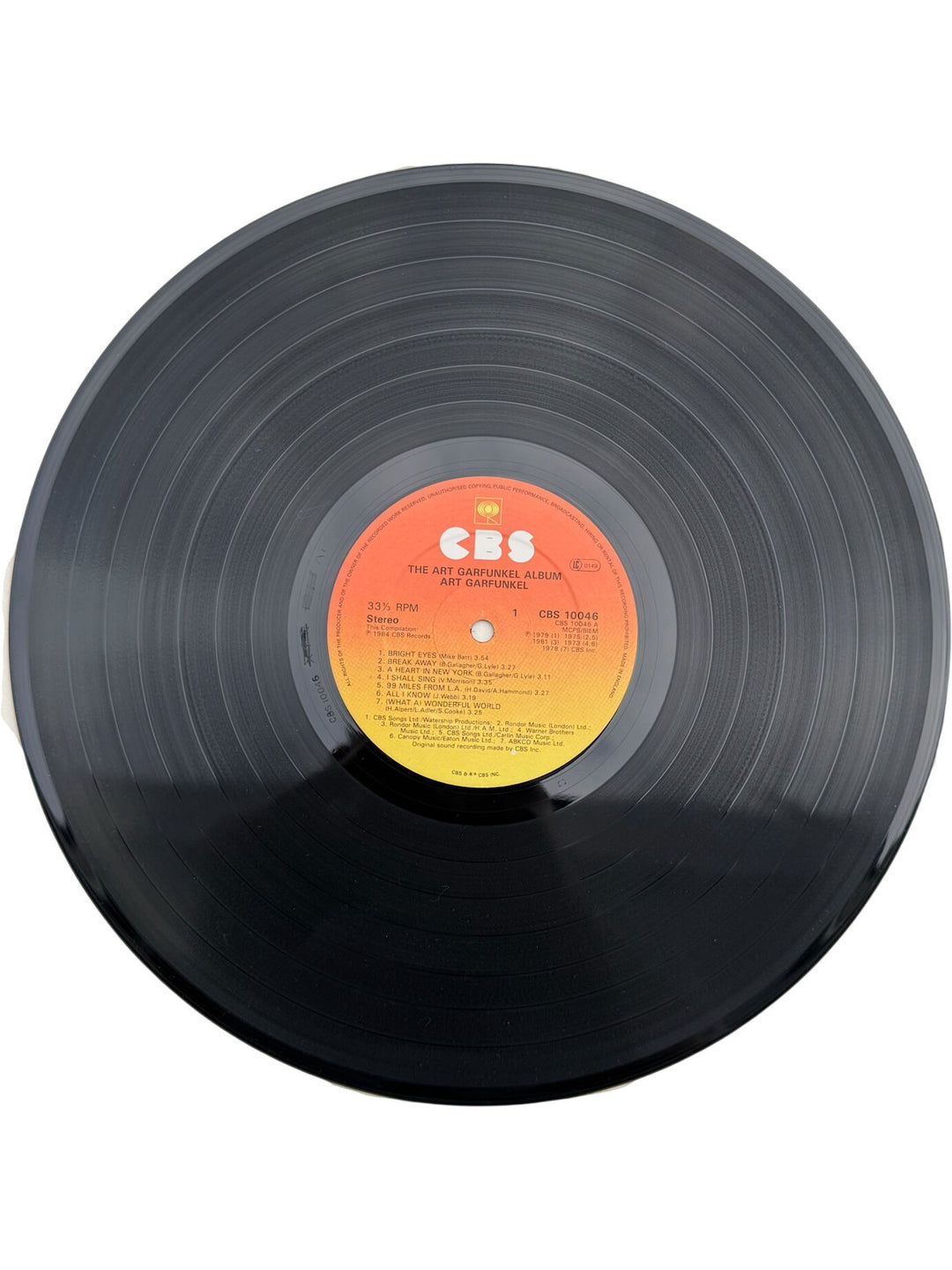 The Art Garfunkel Album Vinyl- Very Good