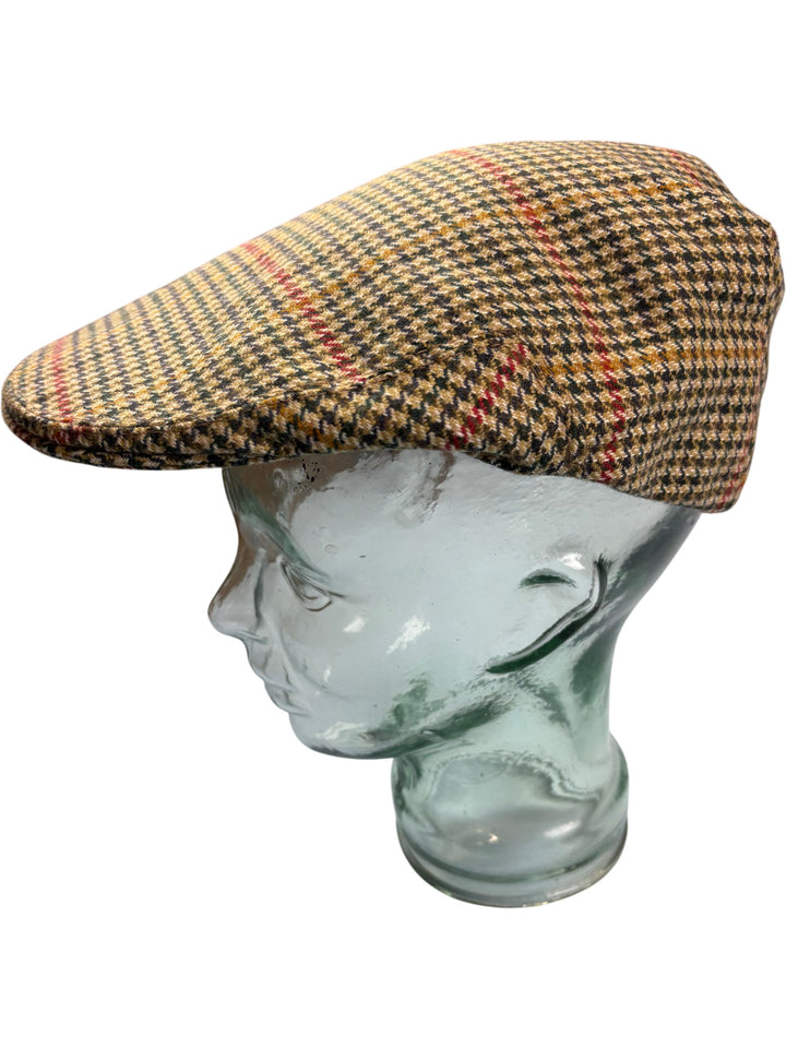 Barbour Check Flat Cap