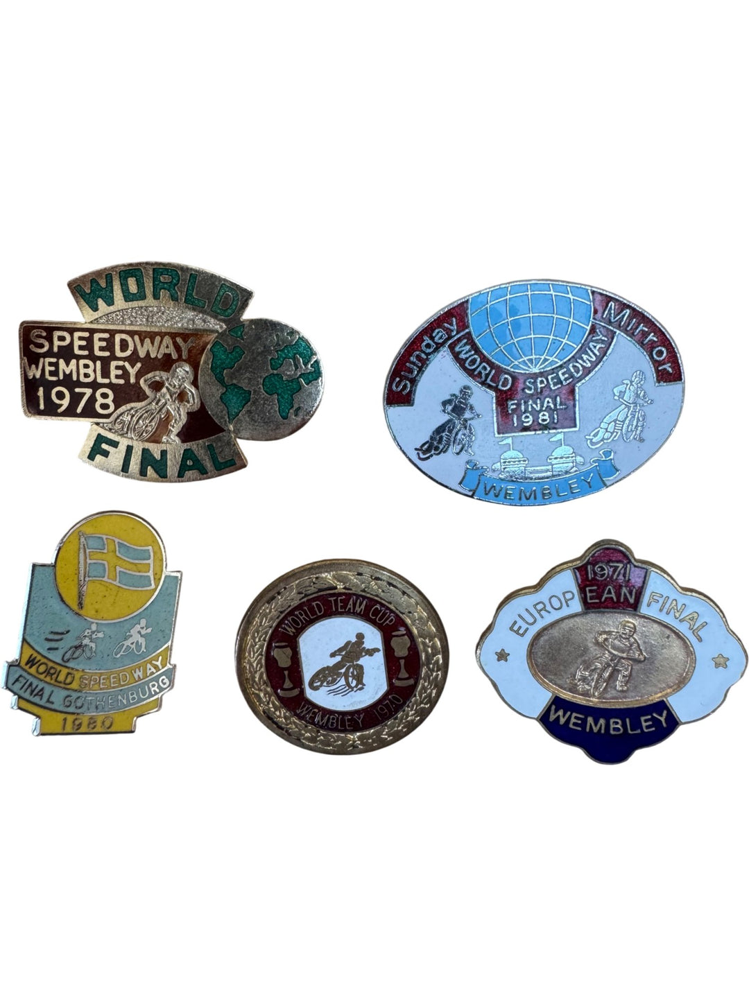 Speedway World Final Pins Collection