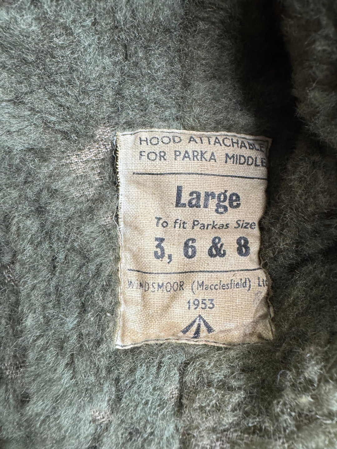 1950s Parka Jacket with Detachable Hood - XXL