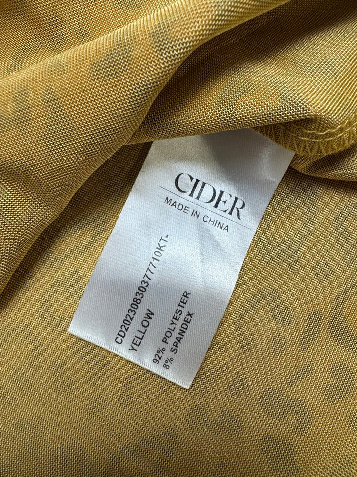Cider Leopard Print Long Sleeved Shirt - S