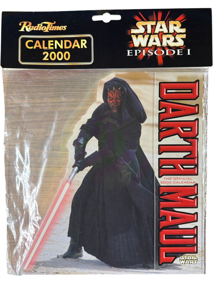 2000 Star Wars Episode I Darth Maul Calendar