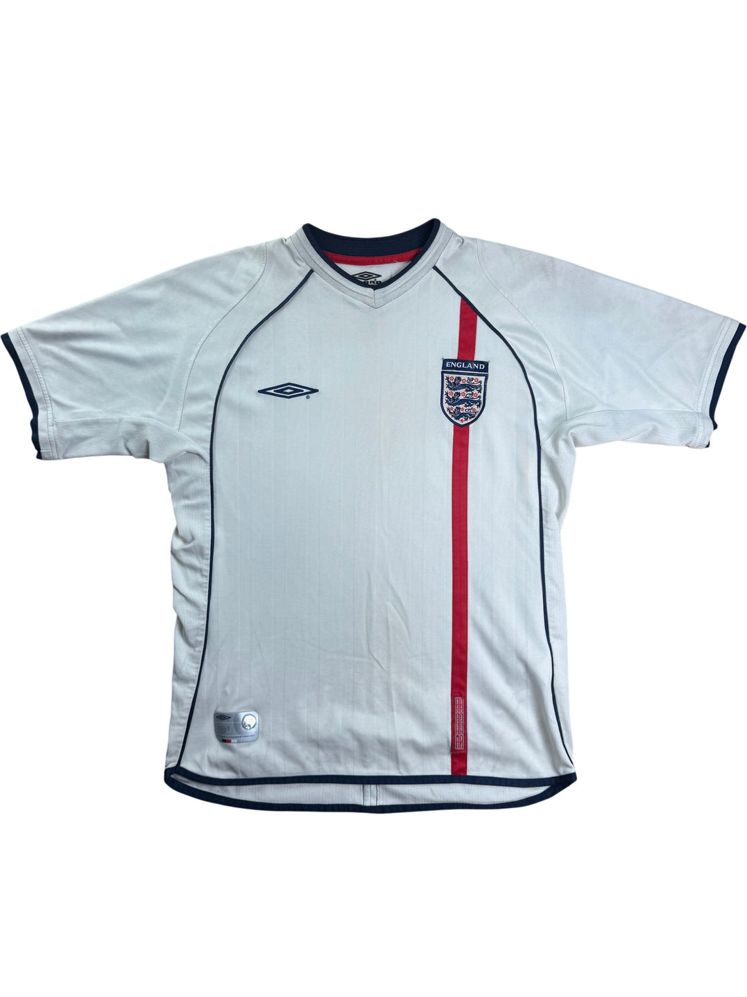 2001/03 England Home Football Shirt - M - Think Vintage ltd