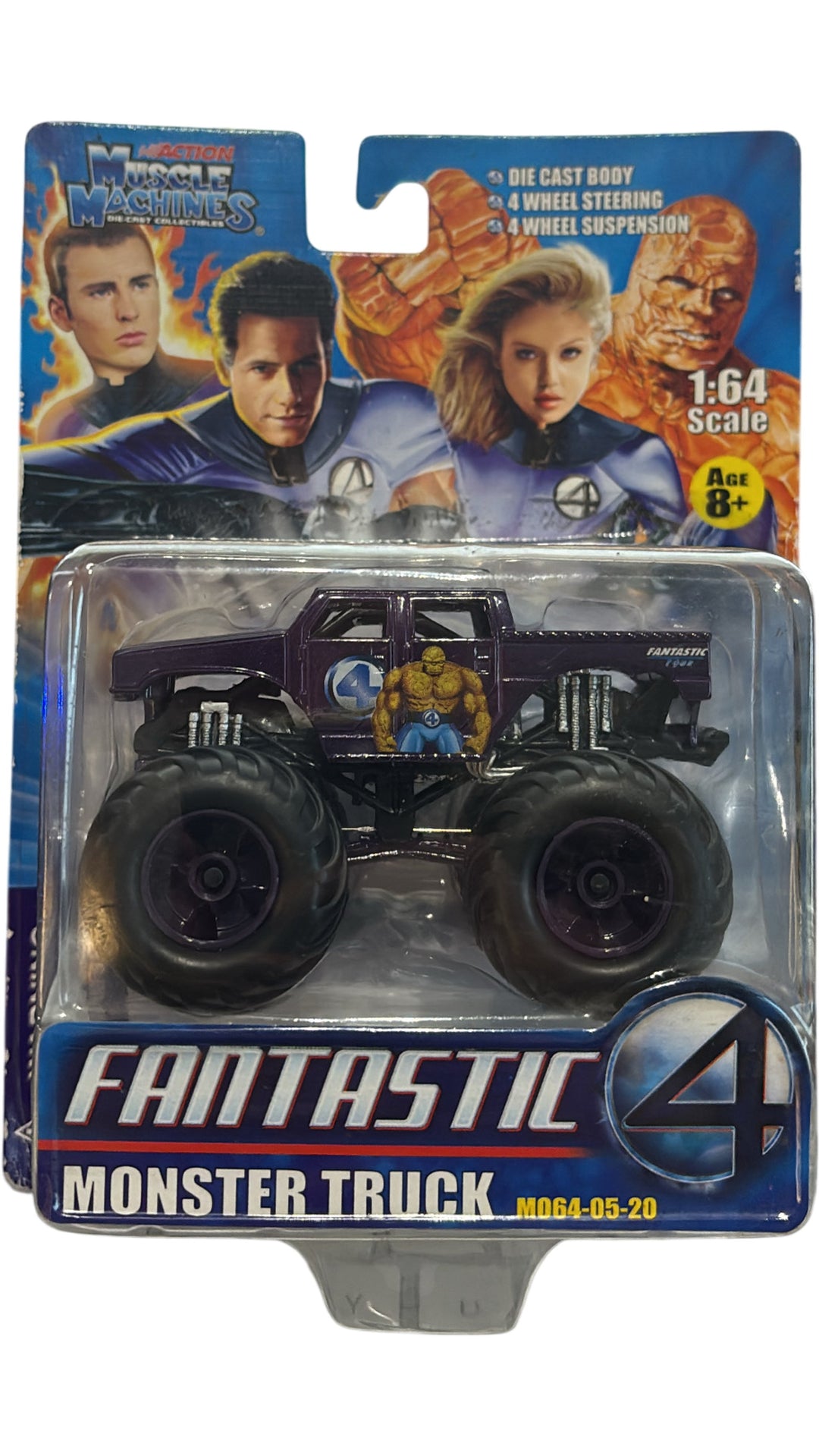 2005 Fantastic 4 Monster Truck 1:64 Scale Diecast Model Age 8+ - Think Vintage Online Ltd