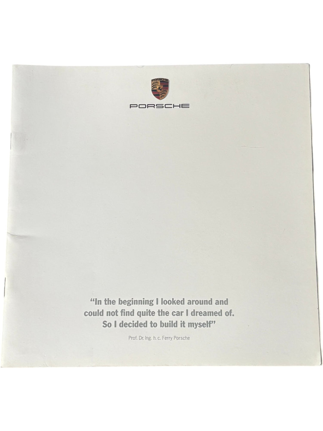 2008 Porsche Boxster Car Advertising Booklet - Think Vintage ltd