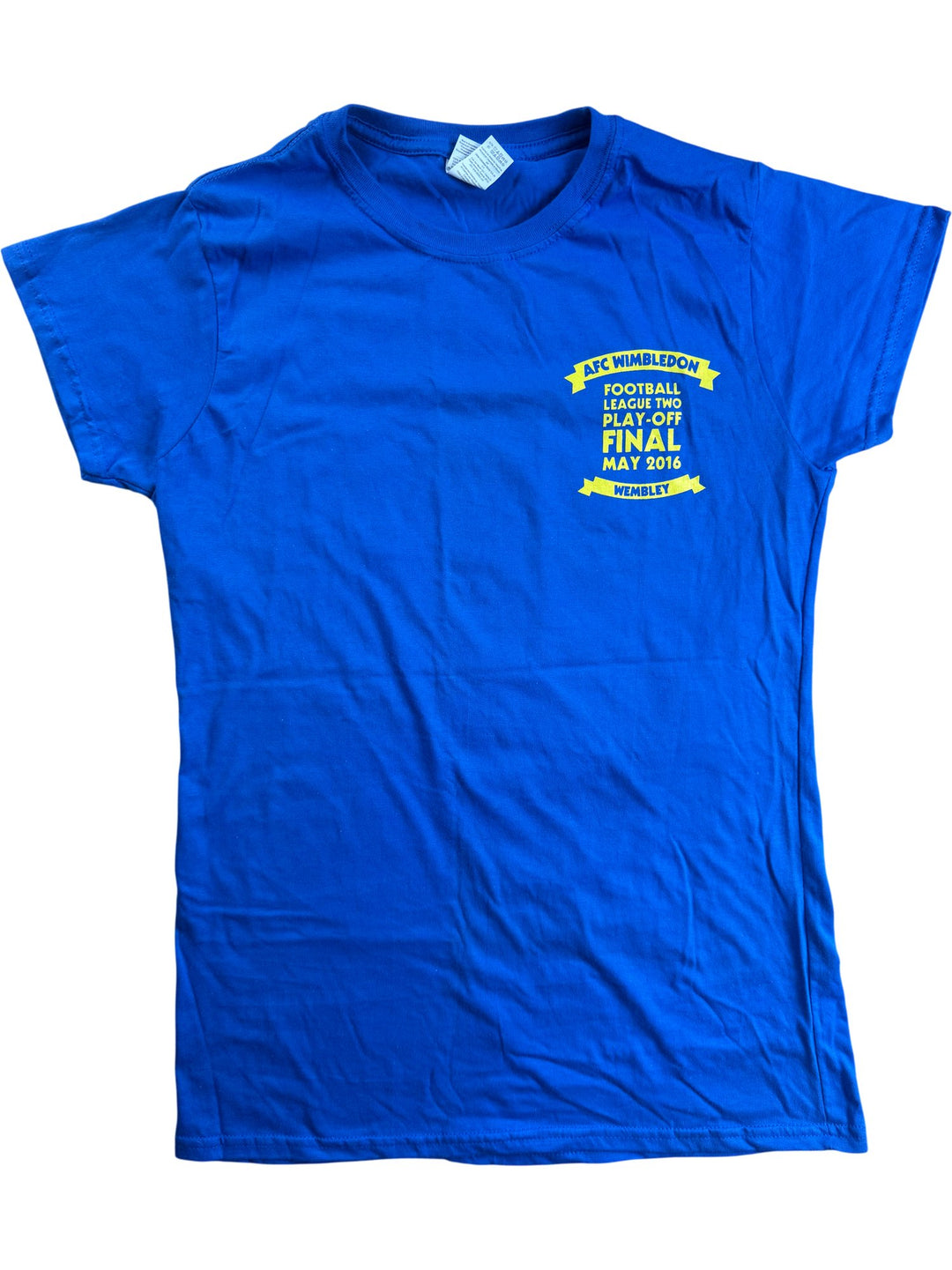 2016 AFC Wimbledon Play-Off Final T-Shirt - S - Think Vintage ltd