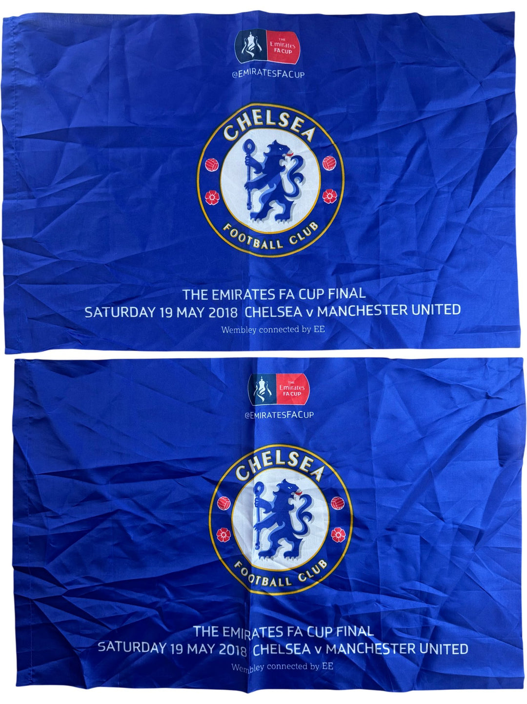 2018 Chelsea FA Cup Final Flags - Think Vintage ltd